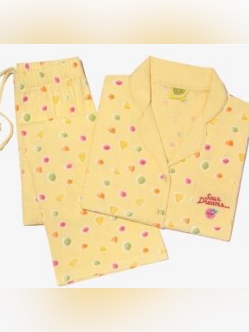 FRUIT RIOT PAJAMA SET - SIZE LARGE